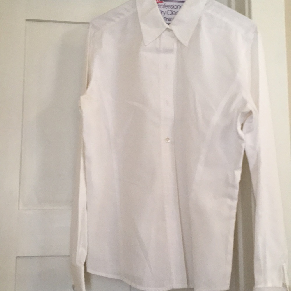 White button down